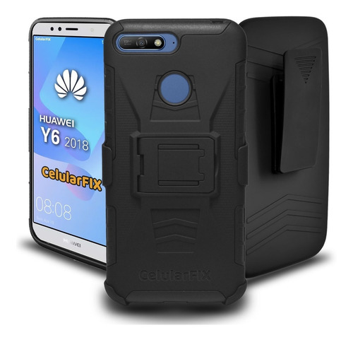 Funda Protector P/ Huawei Y6 2018 Uso Rudo