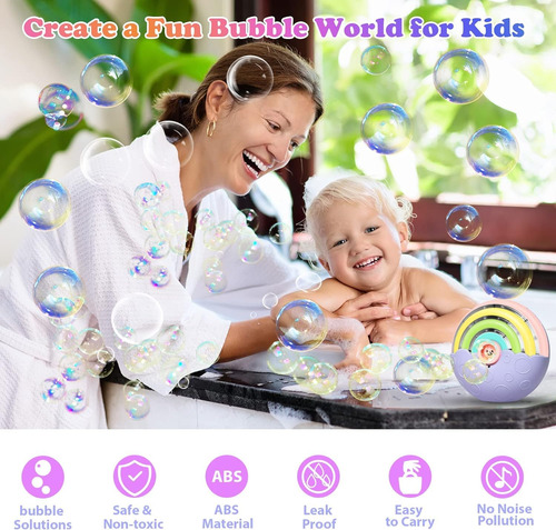Máquina Automática De Burbujas Para Niños, Sopladora Portáti