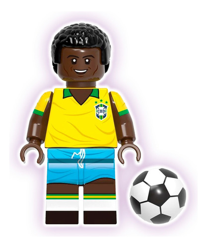 Minifiguras Futbol Mundial Pele Maradona Cristiano Os Gamer