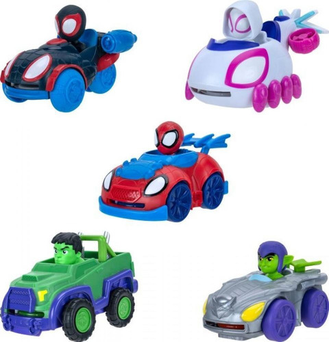 Carro De Juguete Lanza Discos/spidey Surtidos 