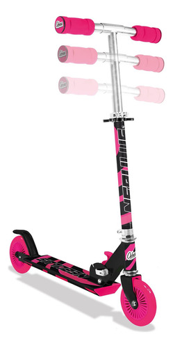 Ozbozz Nebulus Scooter Ajustable: Rosa Y Negro - Scooter De