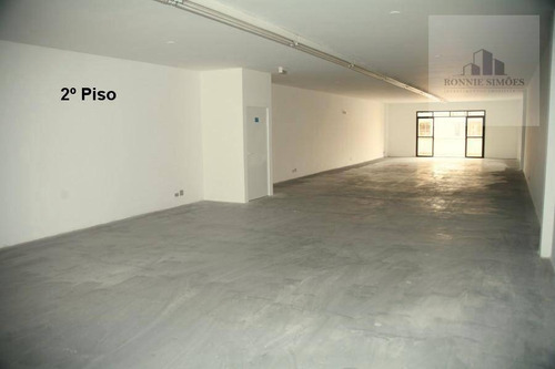 Imagem 10 de 28 de Salão, Ponto, Sobrado, Comercial Par Alugar Em Moema, 1555 M² Útil, 500 M² Total, 20 Vagas De Garagem, São Paulo. - Sl0193