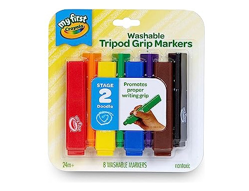 Crayola My First, Marcadores Lavables Con Trípode Para Niñ