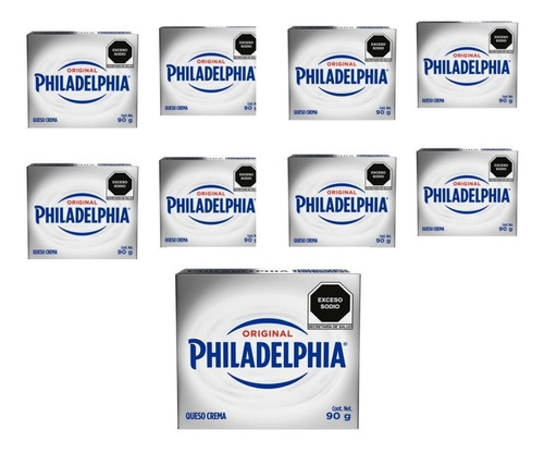 Philadelphia · Queso Crema Original 9pack 90g