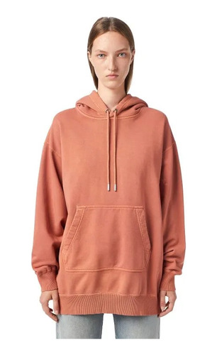 Diesel F-exa-hood-b1 Long Hoodie With Tonal Embroidery