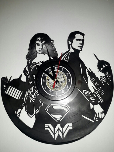 Super Heroes Reloj Vinilo Lp