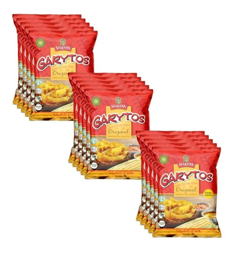 Salgadinho De Milho Garytos Tortilla Chips 35g - 15 Unidades