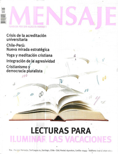 Revista Mensaje 616 / Febrero 2013 / Acreditación Universita