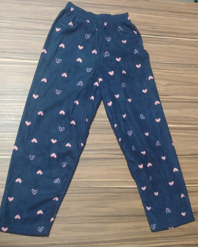 Pijama Invernal Para Niña Azul Con Osito Cfd