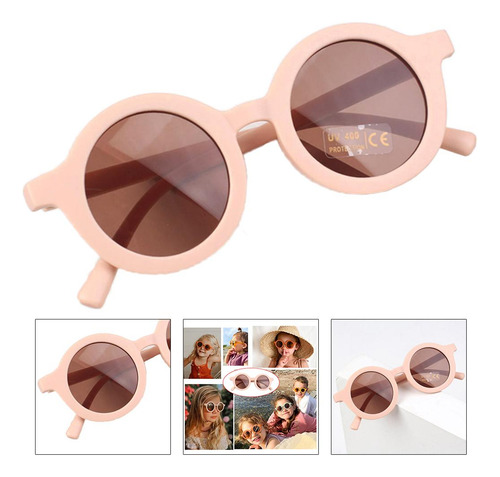 5 Gafas De Redondas Pequeñas Retro Para Niños, Gafas De