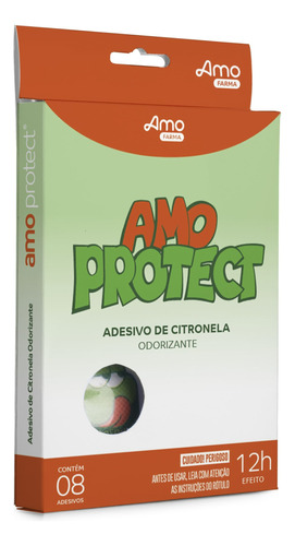Kit Com 9 Caixas Amo Protect ® Adesivo Repelente Natural