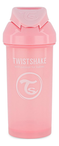 Vaso Con Pitillo Twistshake 360 Ml 6m Rosado78588