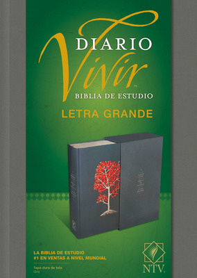 Libro Biblia De Estudio Del Diario Vivir Ntv, Letra Grand...