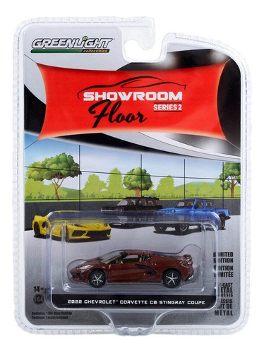 Auto Greenlight (1:64) Showroom Chevrolet Corvette 2022