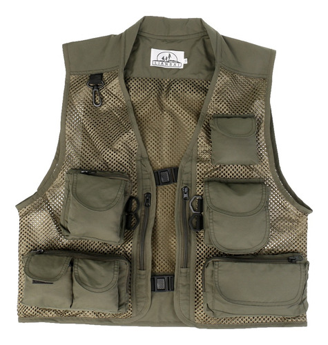 Mens Outdoor Fly Fishing Vest Colete Jacket Impermeável .