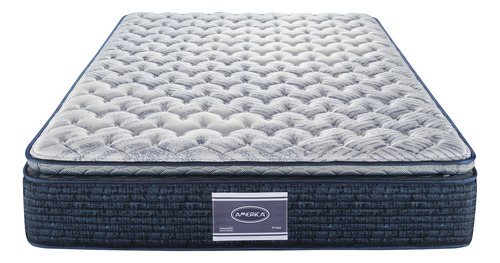 Colchón Individual América Frida + 2 Almohadas + Protector