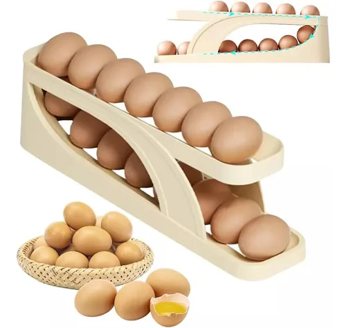 Huevera Organizador Dispensador De Huevos Para 14 Unidades A