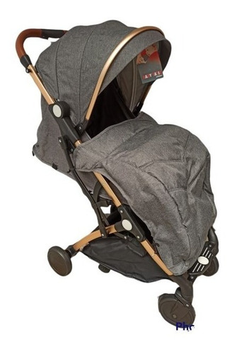 Coche Paseador Para Bebe Tipo Maleta En Aluminio Cubre Pies