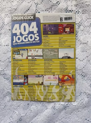 Cd De Jogos , Jogos Click-32, Mais De 404 Jogos, Aventura