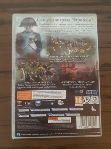 Napoleon Total War Pc Original E Lacrado - Raridade!