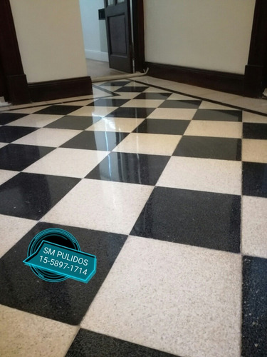 Imagen 3 de 10 de Pulido De Mosaicos Pisos Madera Granito Marmol Vitrificado.