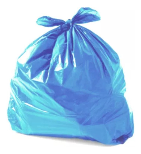 Saco Lixo Economico Azul C/30 50l Valeplast