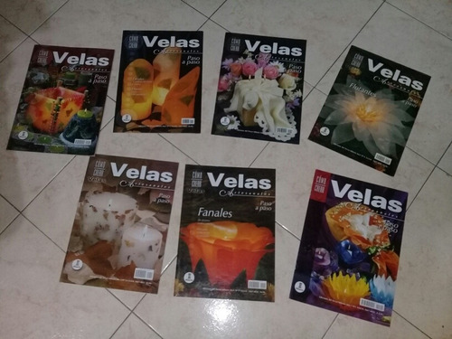 Revistas Como Crear Velas Artesanales X 7 Unidades