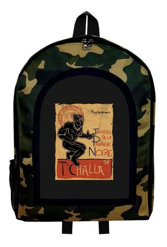 Mochila Camuflada Black Panther Nueva Colección Modelo 286