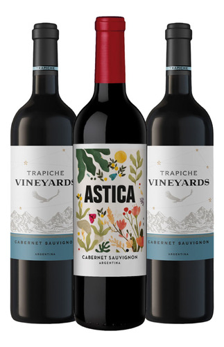 Kit Vineyards E Astica Cabernet Sauvignon- 3 Unidades