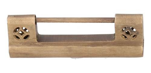 Candado De Cobre Con Llave Antigua De Estilo Chino Para Cerr