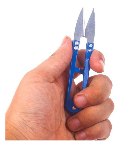 Kit 12 Tesouras Arremate Metal Costura Acabamento Patchwork