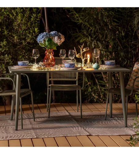 Terraza Lepascal 5 Piezas Verde Just Home Collection