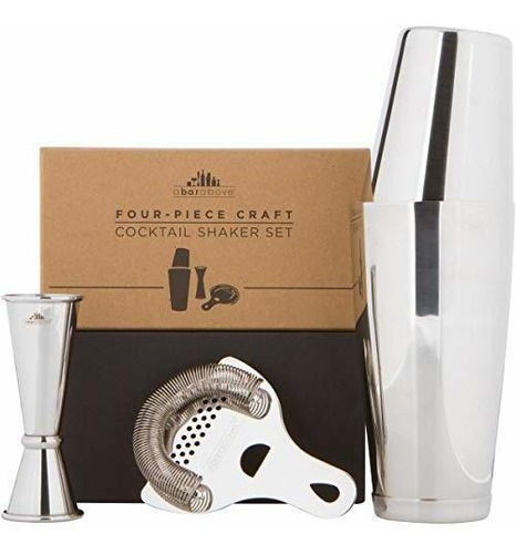 Set Coctelería Profesional Premium 4 Piezas