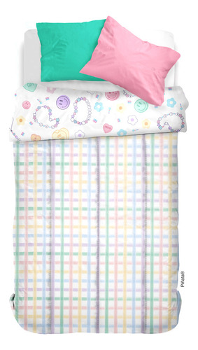 Acolchado 1 1/2 Funny -línea Trendy Piñata- Color Blanco