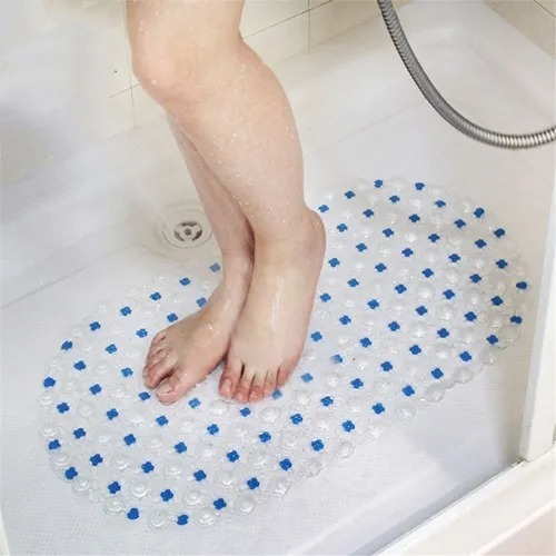 Imagen 3 de 5 de Piso De Goma Antideslizante Tina Ducha Alfombra Bañera
