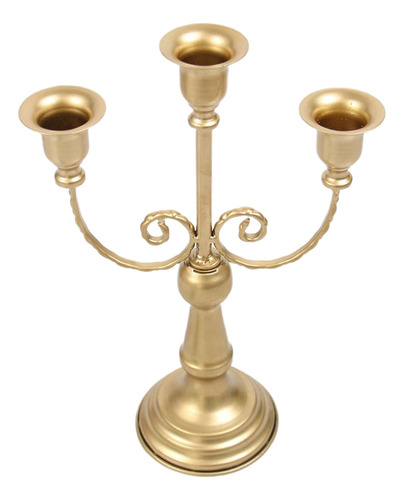 Candelabro De Metal, Centro De Mesa, Adorno Simple, Para Man