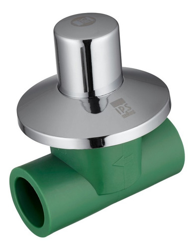 Llave De Paso 32 Cabezal Metalico Termofusion Verde Agua Ips