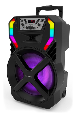 Caixa Acústica Britânia Bcx12100 Woofer 12  Flash Light 700w