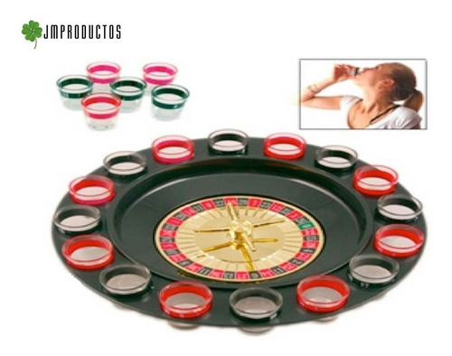 Ruleta Casino Shots Cortitos Licor Tequila Juego Premios