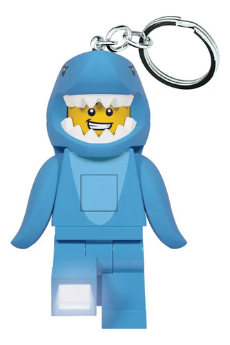 Llavero Lego Con Luz Modelos Le013 Color Tiburón