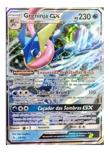 Pokemon Cartas Originais GX e outros tipos em Português