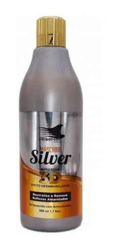 Matizador 3d Silver Alisehair 500ml - Brinde