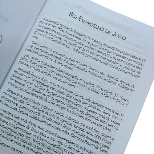 Livreto O Evangelho De João Com Notas Explicativas Pacote Com 10 Unidades