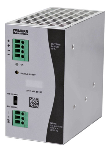 Fonte Chaveada 90-264v Ac 10a Ecorail 2 - Murrelektronik 85135