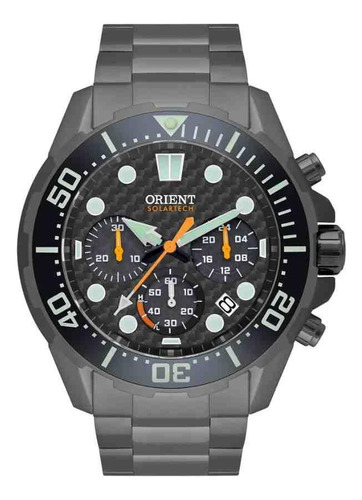 Relógio Orient Diver Solar Cinza Masculino Myssc016 G1gxa