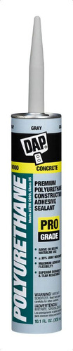 Dap Sellador Poliuretano Gris Cartucho 300 Ml