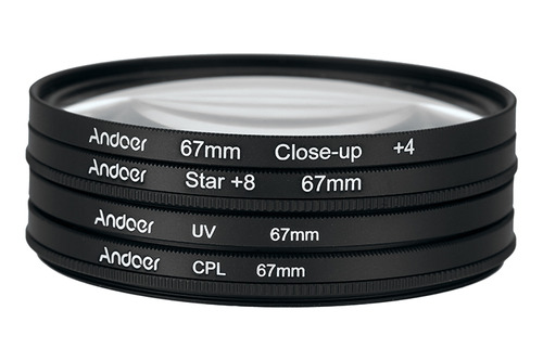 Placa Polarizadora Uv Star Para Macro Close-up Andoer Kit