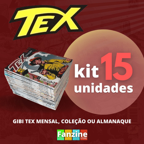 Kit 15 Hqs Tex Mensal, Coleção Ou Almanaque Frete Grátis