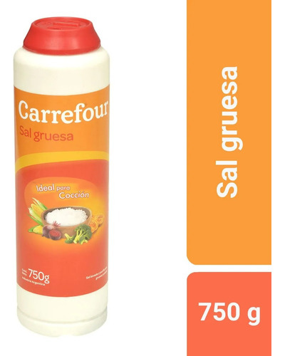 Sal Gruesa Carrefour Salero Para Condimentar 750 G