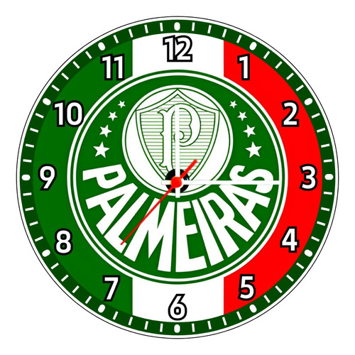 Relógio De Parede Artesanal - Palmeiras - Mod. 09